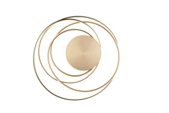 TRIO LED Deckenlampe TRS NALA goldfarbig