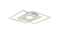 TRIO LED Deckenlampe VIA 50 x 50 cm weiß