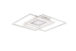 TRIO LED Deckenlampe VIA 50 x 50 cm weiß