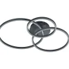TRIO LED Deckenlampe WINONA 60 x 78 cm schwarz