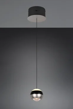 TRIO LED Pendellampe TRS ORBIT nickelfarbig