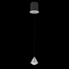 TRIO LED Pendelleuchte ROMEO Metall Ø 15,5 cm Höhe 50–200 cm Alu-/Nickelfarbig