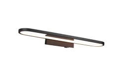 TRIO LED Spiegelleuchte GIANNI 60 cm schwarz