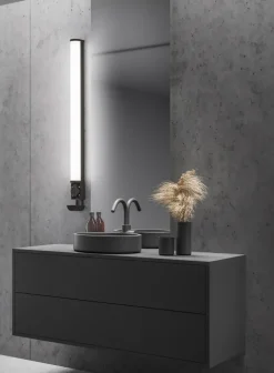 TRIO LED Spiegelleuchte PIERRE 79 cm schwarz