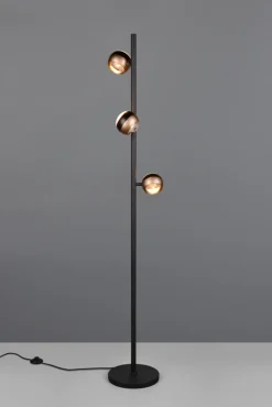 TRIO LED Stehlampe TRS ORBIT 3-flg. schwarz /coffee
