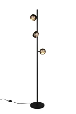TRIO LED Stehlampe TRS ORBIT 3-flg. schwarz /coffee
