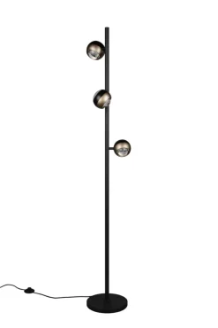 TRIO LED Stehlampe TRS ORBIT 3-flg. schwarz /coffee