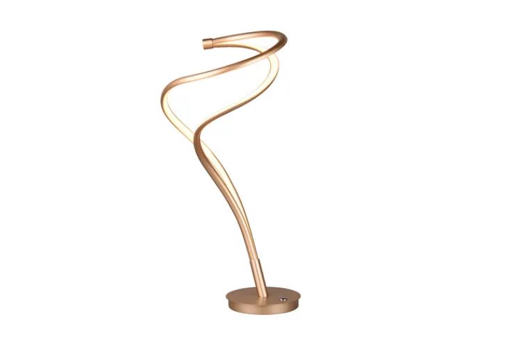 TRIO LED Tischlampe TRS NALA goldfarbig