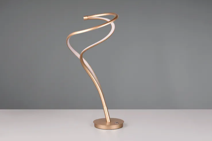 TRIO LED Tischlampe TRS NALA goldfarbig