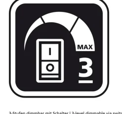 TRIO LED Wandlampe CONCHA weiß