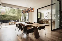 TRIO Retrofit Balkenpendel TRS BUBBLE 100 cm goldfarbig