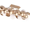 TRIO Retrofit Deckenlampe TRS BUBBLE 76 cm goldfarbig