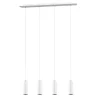 TRIO Retrofit Pendellampe MARLEY 4-flg weiß