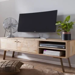 TV-Lowboard 145 x 47 cm braun