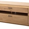 TV-Lowboard BARCELONA 210 cm Balkeneiche bianco