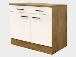 QUARTIER Unterschrank Avila Magnolia matt/Lancelot Oak ca.100cm
