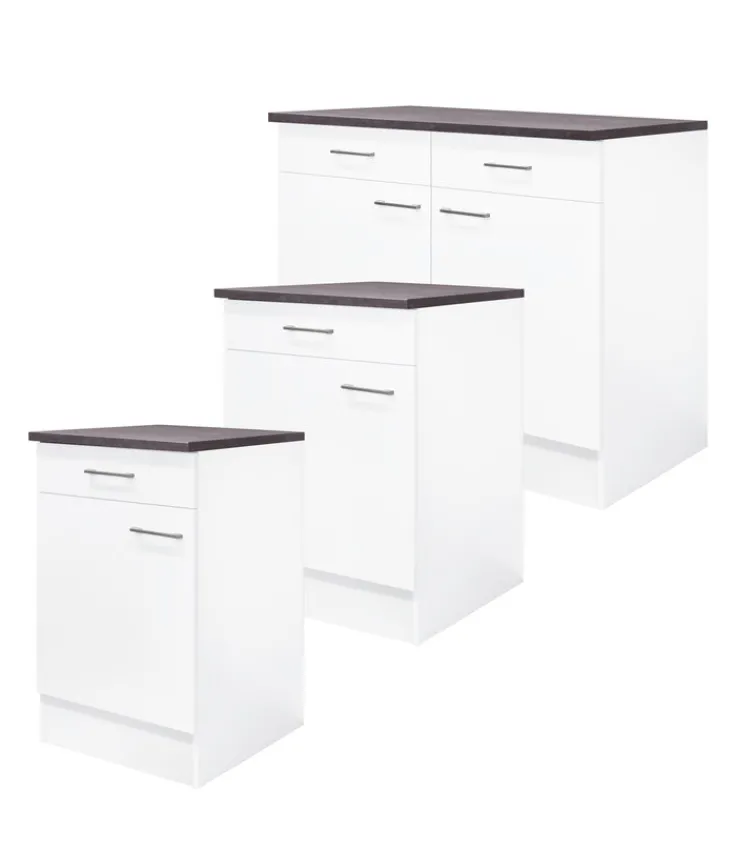 QUARTIER Unterschrank PETE weiß ca. 100 cm