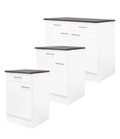 QUARTIER Unterschrank PETE weiß ca. 100 cm