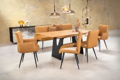 Variano Esszimmerstuhl LADOGA schwarz / gelb