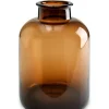 Vase BLACK FOREST Glas Ø 23 x 35 cm Braun