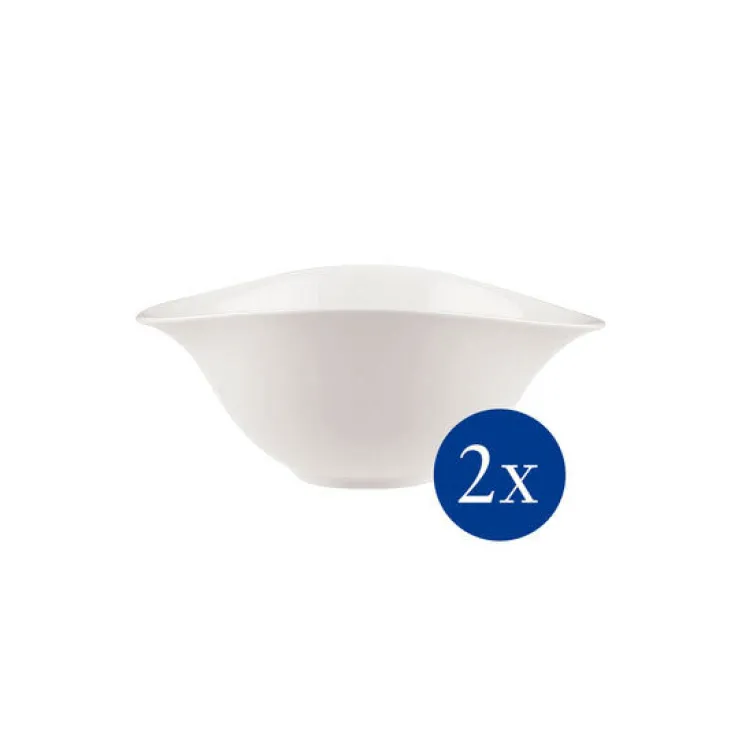 Villeroy & Boch Salatschale VAPIANO 2er Set weiß