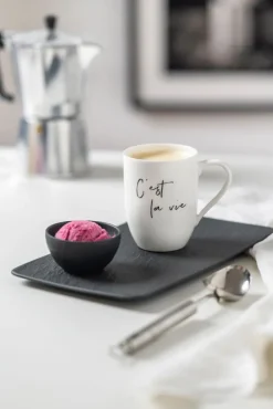 Villeroy & Boch Servierplatte MANUFACTURE ROCK grau/ schwarz