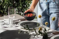 Villeroy & Boch Teller flach /Pizzateller Ø 32 cm MANUFACTURE ROCK Schwarzgrau