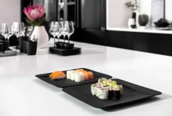 Villeroy & Boch Teller MANUFACTURE ROCK grau/ schwarz