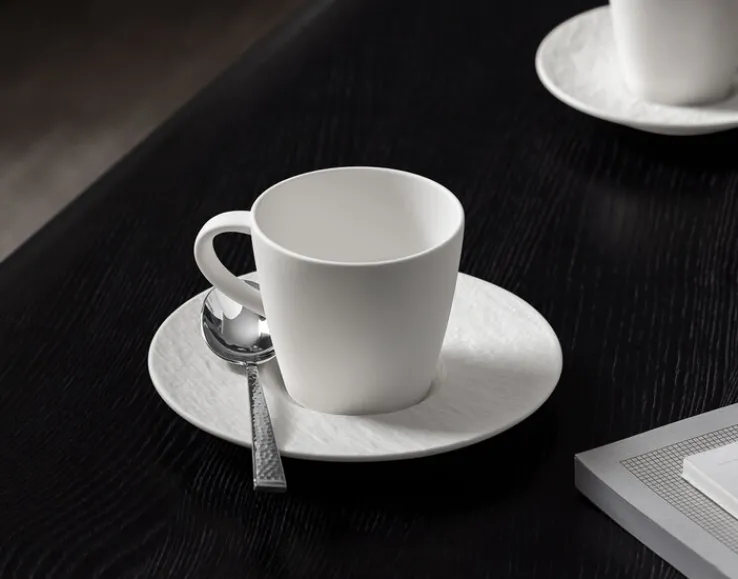 Villeroy & Boch Untertasse MANUFACTURE ROCK BLANC weiß