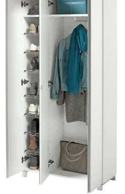 VOSS Dielenschrank SALEA 89 x 193 cm Lack weiß