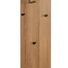 Wandgarderobe 30 x 100 cm braun/schwarz