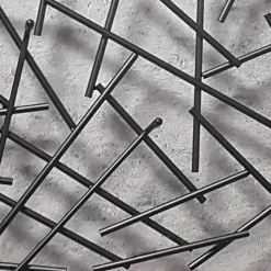 Wandgarderobe 100 x 40 x 5 cm Metall