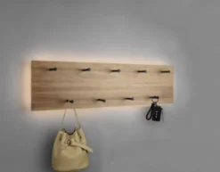 Wandgarderobe SAMANTHA 75x20 cm braun