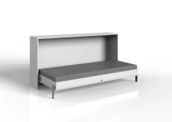 QUARTIER Wandklappbett STELLA weiß 90 x 200 cm horizontal