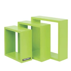 Wandregal MINECRAFT 3-teilig grün