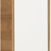 Wandschrank 40 x 72 cm braun/weiß