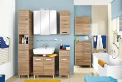 Wandschrank OFFENBACH Sanremo Eiche quer Terra Nachbildung ca. 30 x 70 x 20 cm