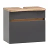 Waschbeckenunterschrank BRÜGGE grau 61cm