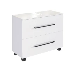 Waschbeckenunterschrank LUZERN 70 x 53 cm Weiß matt