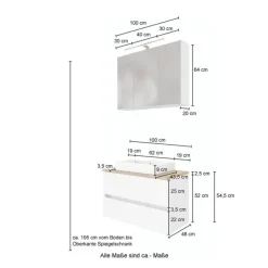 Waschtisch BREGENZ braun