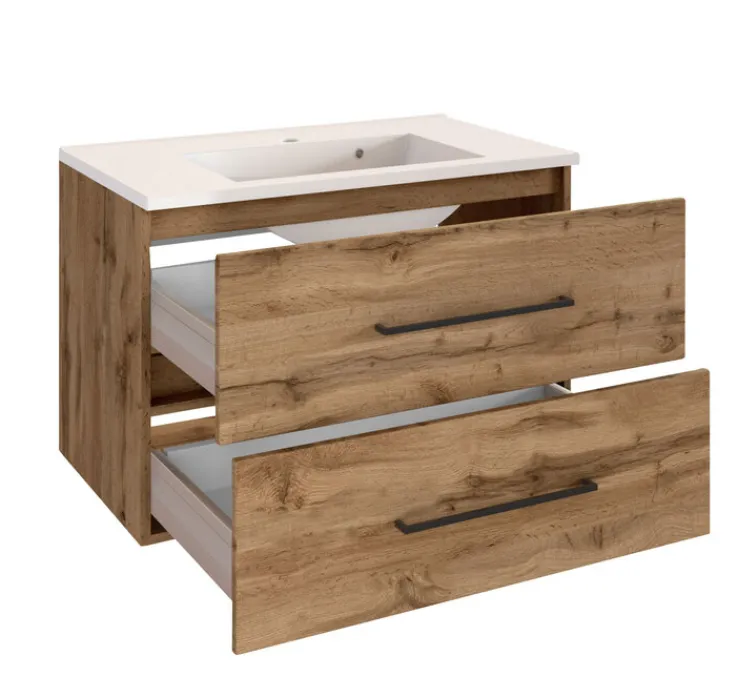 Waschtisch LUZERN 80 x 54 cm Wotan Eiche