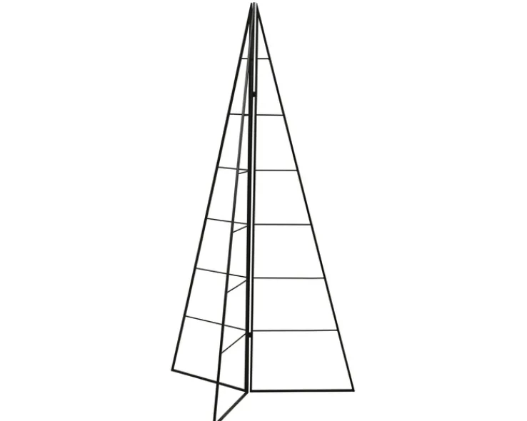 Weihnachten Deko-Objekt Baum Eisen 180cm Schwarz