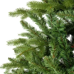 Weihnachtsbaum Kunststoff Metall 240 x 152 x 152 cm Grün/Schwarz