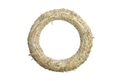 Weihnachtsdeko Stroh-Römer 25x4cm