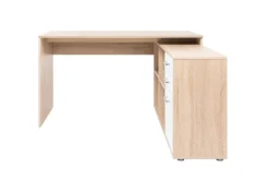 Winkelschreibtisch LONDON 139 x 136 cm Sonoma Eiche braun