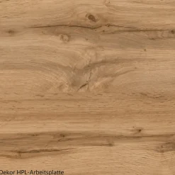 Winkelzeile ODENSE 210 x 210 cm Wotan-Eiche Dekor/ Weiß