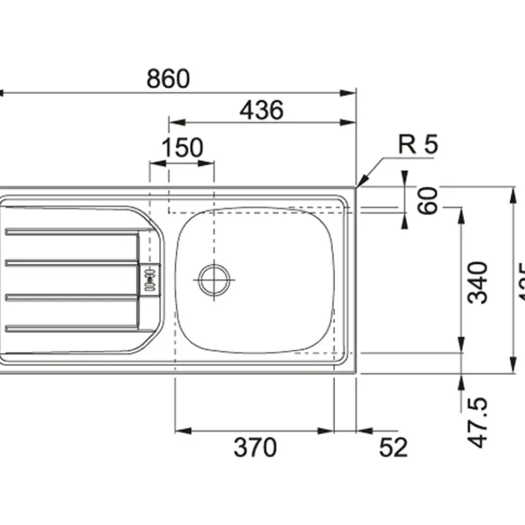Winkelzeile ODENSE 210 x 210 cm Wotan-Eiche Dekor/ Weiß
