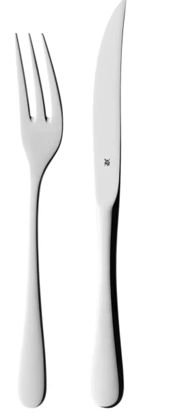 WMF Besteckset Steak 12-teilig Holz /Edelstahl silberfarbig