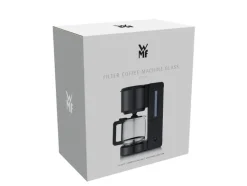 WMF Kaffeemaschine STELIO BLACK Glas Metall Deep Black