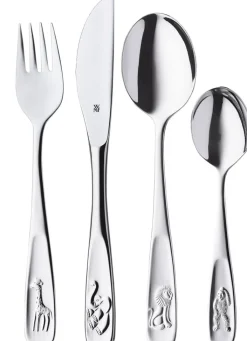 WMF Kinderbesteckset TIERE 4-teilig Edelstahl